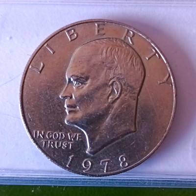 USA 1 Dollar Münze 1978 Eisenhower Dollar Liberty In God We Trust Kupfer-Nickel