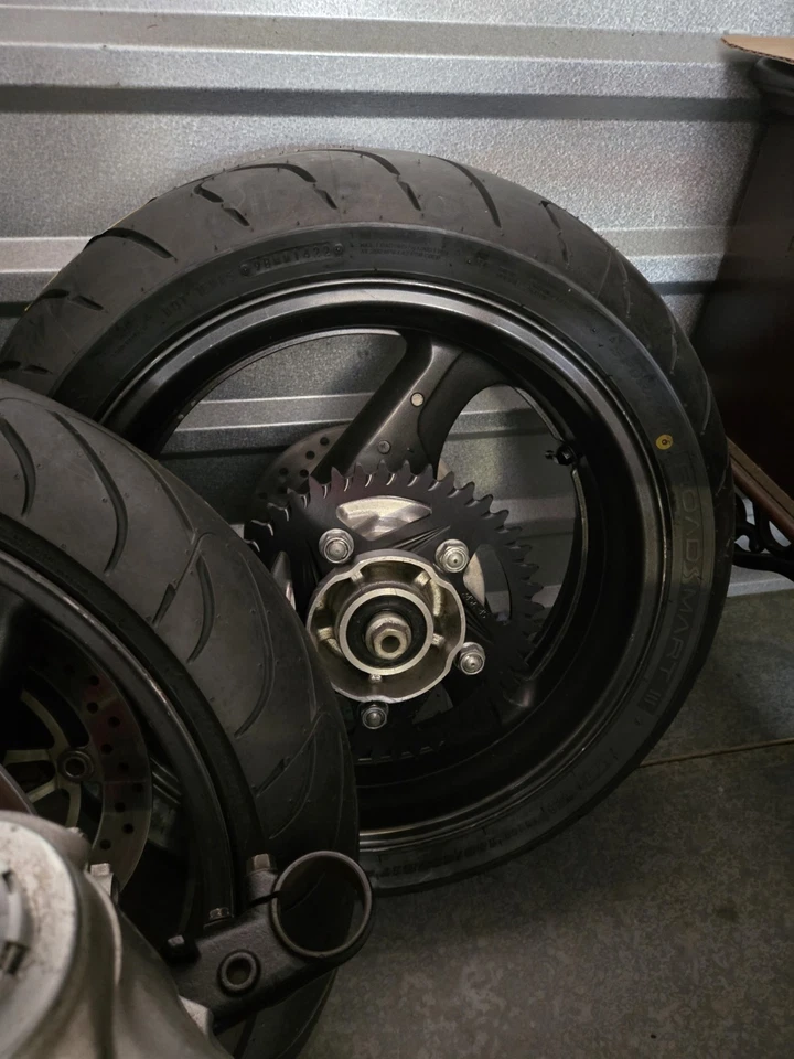 99 00 HONDA CBR 600 F4 600F4 передние/задние диски полный комплект колес роторы шины - Изображение 4 из 4