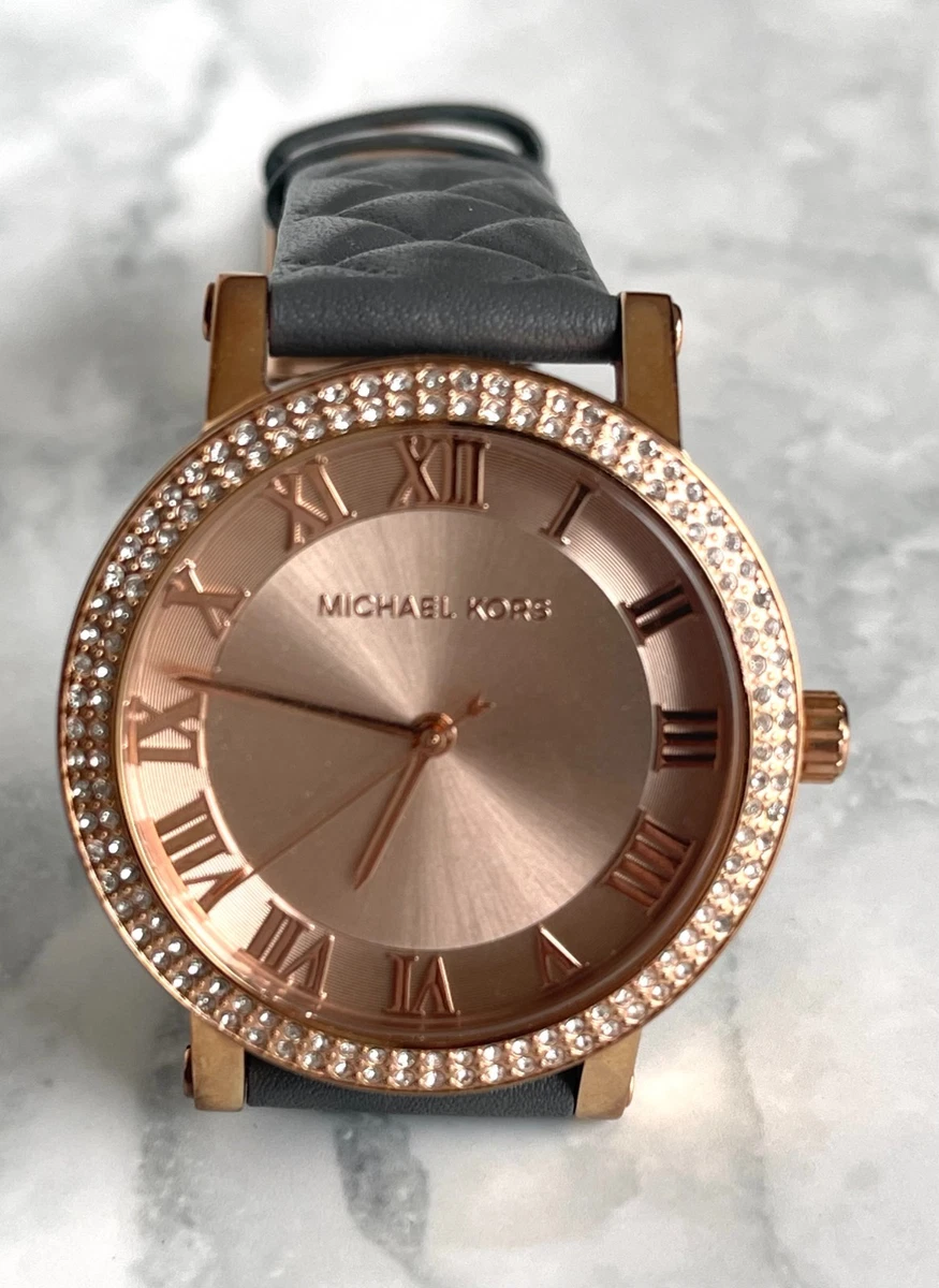 Michael Kors Rhinestone Rose Gold Brown Leather Strap Watch Michael Kors Bryant Chronograph & Date Bracelet Watch  main image 2