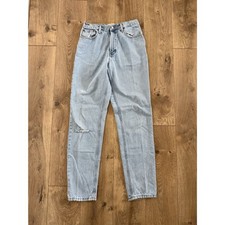 GAP 12 L Blue jean vintage vtg 90's light wash Slim cut Jean denim Mom HIgh rise