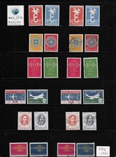 WC1_6514. NETHERLANDS. Clean lot of 1958-1960 complete sets. MNH & Used