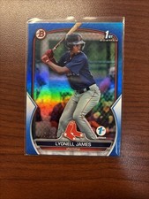 2023 Bowman 1st Edition - Lyonell James #BPPF-118 Blue Foil /150 (RC)