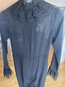 Agent Provocateur Silk Dress Size 36 Black Lace Only Worn Twice