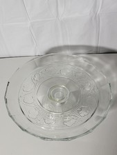 Vintage Anchor Hocking Cake Stand 12"
