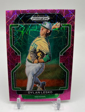 2022 Panini Prizm Draft Picks Dylan Lesko #PDP15 Pink Velocity Prizm