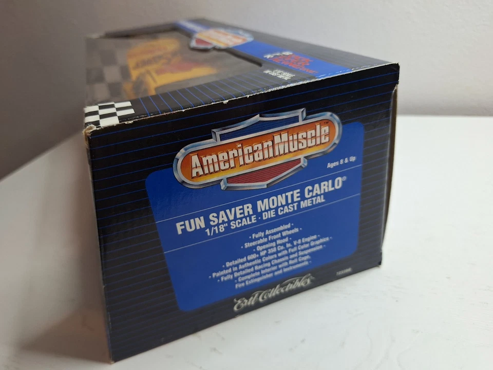 ERTL American Muscle #4 Sterling Marlin 1995 Kodak Monte Carlo 1/18 Diecast Foto 4 de 4