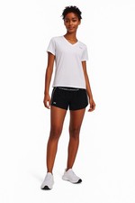 Under Armour Woman s Play Up 3.0 Shorts Size L Black Lightweight
