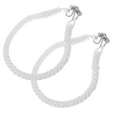 2 Pcs Bathroom Towel Holder Toilet Tissue Rope Rack Antique Rings
