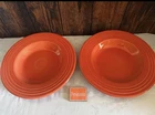 Fiestaware Fiesta 12" Large Rim Soup/Pasta Bowl Retired Fiesta Persimmon