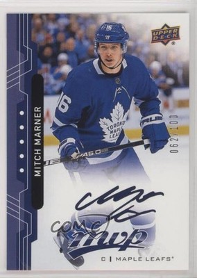 2018-19 Upper Deck MVP Pack Wars Blue Script 62/100 Mitch Marner #8 ka7