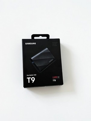 Samsung T9 1TB USB-A Portable External SSD - Black (MU-PG1T0B/AM)