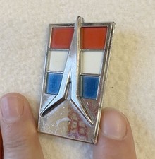 1964 Plymouth Fury Interior Door Panel Emblem Red White Blue 2dr 4dr Convert 1964 Plymouth Fury Interior Door Panel Emblem Red White Blue 2dr 4dr Convert