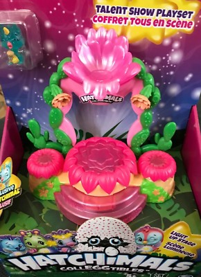 Hatchimals CollEGGtibles Talent Show Playset Lightup Stage NEW + Exclusive Hatch