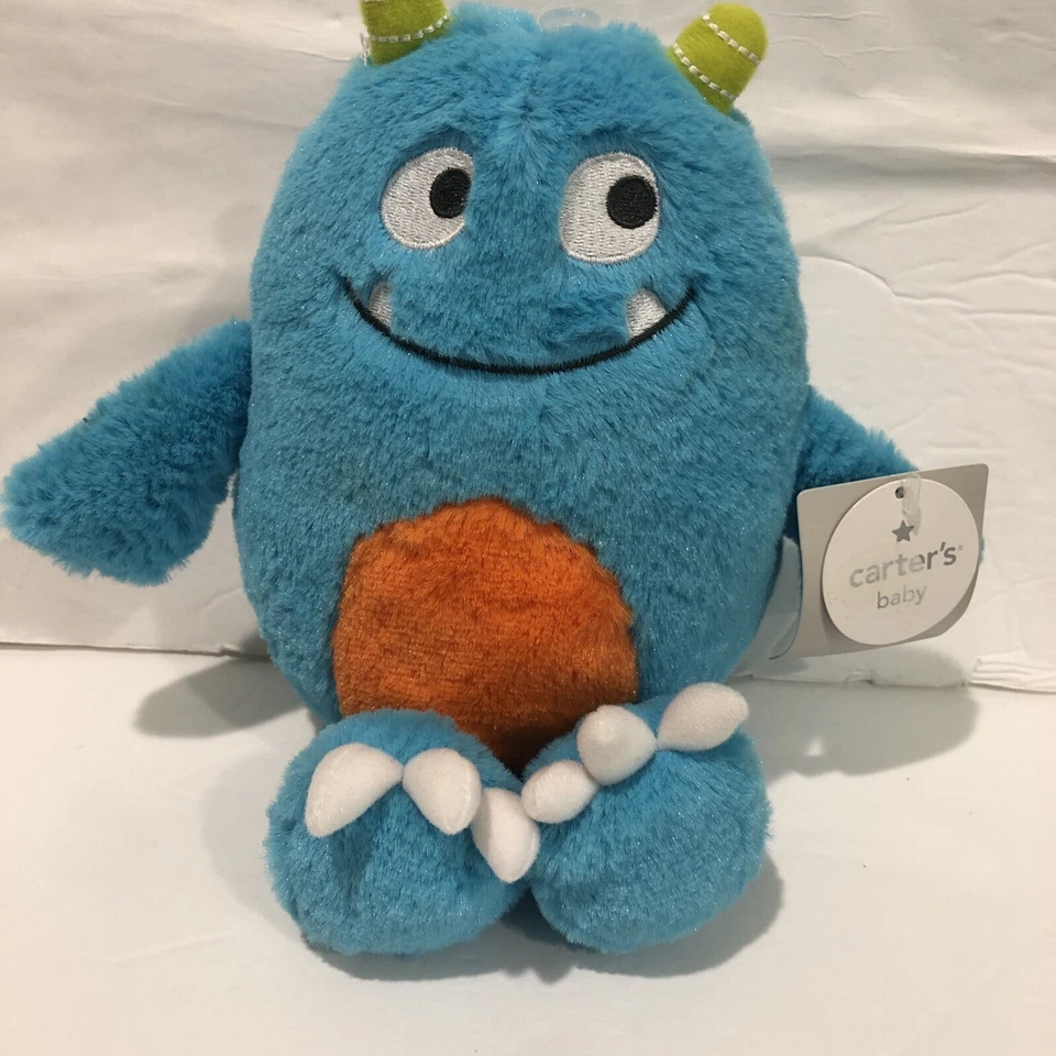 Peluche Carters Blue Monster 9" peluche nuevo Foto 2 de 4
