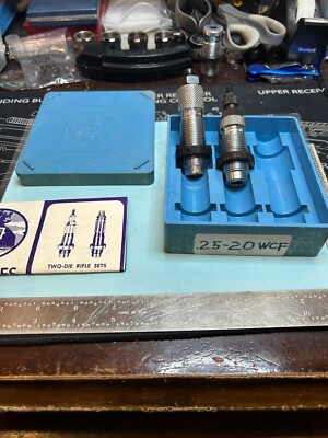 Vintage BAIR .25-20 WCF two Die set & Box (hard to find)