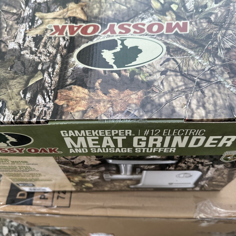 Mossy Oak GameKeeper 12 Electric Meat Grinder and Sausage Stuffer