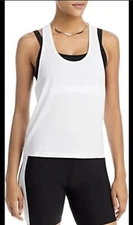 AIO YOGA All Day Sheer Tank Top White Large