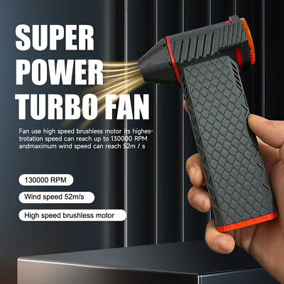 Portable Handheld Turbo Fan Turbo Violent Fan 13,0000 RPM Powerful BlowerTo