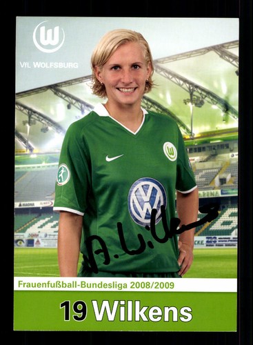 Makoto Hasebe VfL Wolfsburg Sammelbild 2008-09 Original Signiert + A 153499
