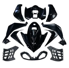 Black ATV Body Plastic Kit for Taotao Cougar Sport 200 Coolster 3125C 125cc ATVs