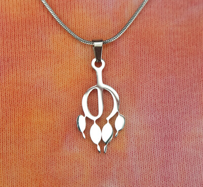 Phipaw Necklace or Earrings, Furry Symbol charm, Phi Paw Jewelry Furries Sign