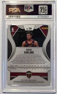 2019 Panini Prizm Darius Garland Rookie Card RC #288 PSA 10 Gem