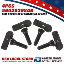 Set of 4 OEM 56029398AB Fit For Chrysler Jeep Dodge Fiat Ram TPMS Tire Sensors