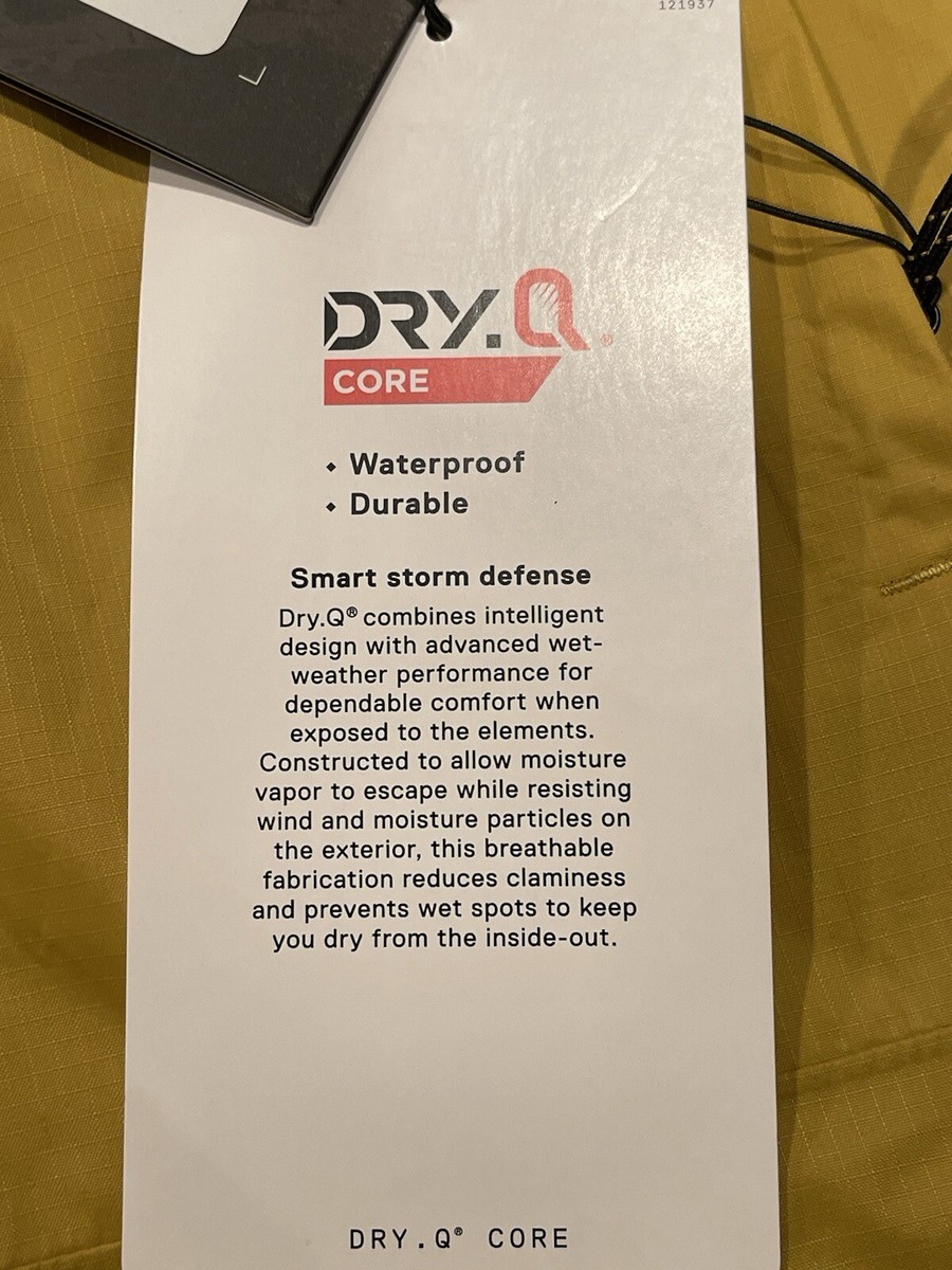 $180 Mountain Hardwear Threshold Rain Jacket Mens XL Desert Yellow