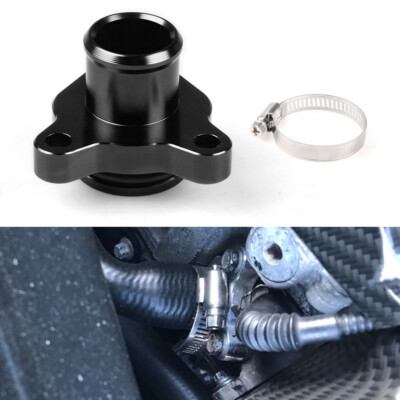 Raccordo Tubo Refrigerante Per BMW N55 N54 N53 N52 N20 – Ricambio 11537541992 11537544638, Alluminio Nero, Nuovo