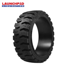 16x5x10-1/2 Tires Wide Track Solid Forklift Press-on Traction Tire 16x5x10.5