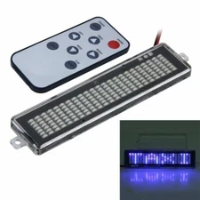 12V Car Blue LED Programmable Showcase Message Sign Scroll Display Light Board
