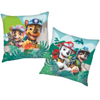 Rex & Team | Paw Patrol | 40 x 40 cm Kinder Deko-Kissen | Wende-Motiv