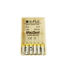 Mani Dental Root Canal Endo K-files 21-25-31mm All Sizes 6Files/pk