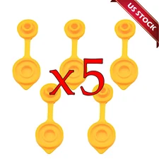 5Pcs Yellow Fuel Gas Can Jug Vent Cap Blitz Scepter Essence Midwest Eagle