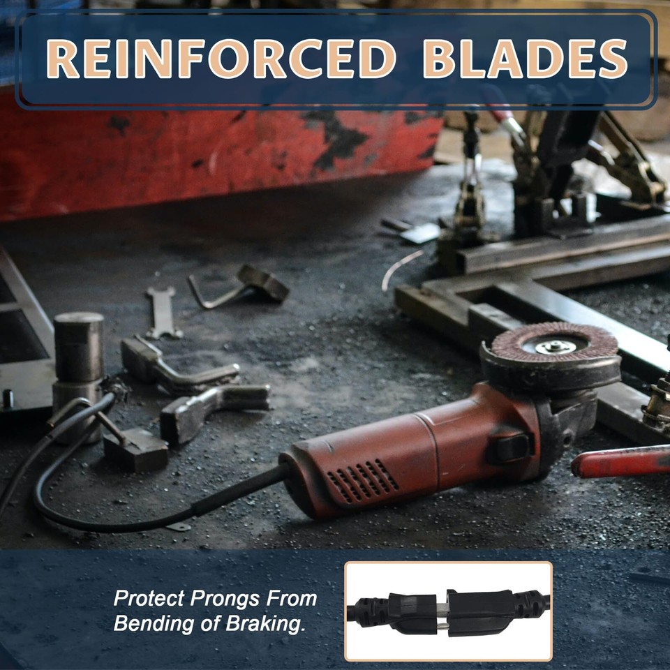 100 Ft Outdoor Extension Cord 12/3 SJTW Heavy Duty Black Extension