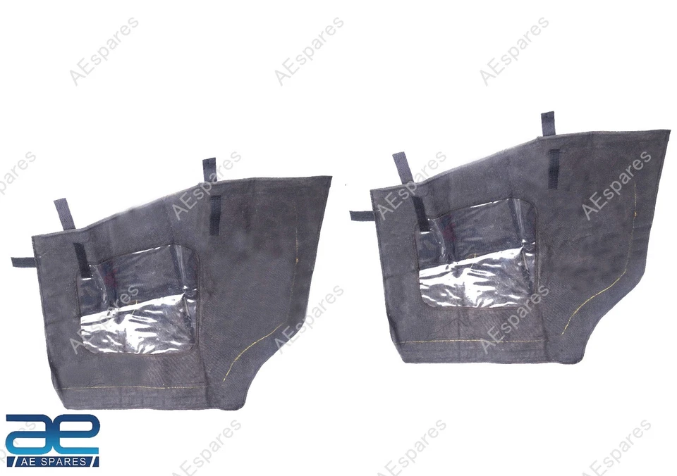 Summer Soft Top Black Canvas for Jeep Willys CJ3B 1953-1964 - Image 2 of 4