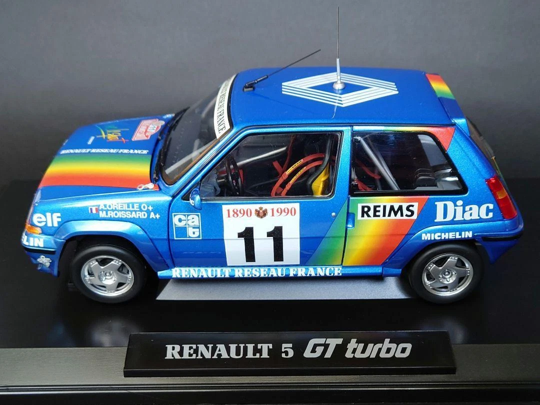 NOREV 1/18 RENAULT 5 GT Turbo Monte Carlo 1990
