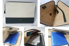 Genuine Leather 13'' Laptop Notebook Bag Case Sleeve For Macbook Lenovo Dell HP