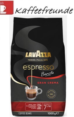 6 x 1 Kg Lavazza Espresso Barista Gran Crema Bohnen 