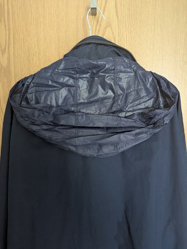 Vintage Polo Ralph Lauren Retford Mens Blue Hidden Hood Windbreaker Jacket - Picture 8 of 10