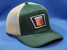Oliver Tractor Hat - Green Khaki Mid Crown Mesh - Keystone Logo - Snapback