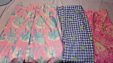 Lot of 3 Lilly Pulitzer Pants Size 2 Multicolored Cotton Blend Tropical VGC