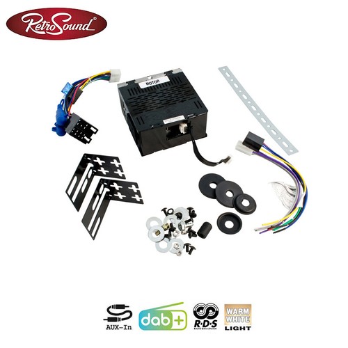 Mercedes W109 W110 W111 W121 Oldtimer Auto Radio Becker Retro Optik DAB+ FM AUX - 第 2/5 張圖片