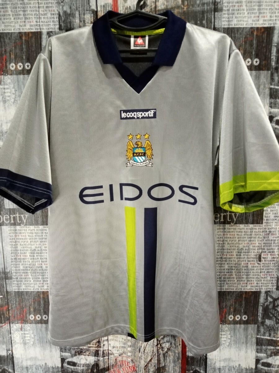 SIZE M MANCHESTER CITY 2001-2002 AWAY FOOTBALL SHIRT JERSEY SIZE M MANCHESTER CITY 2001-2002 AWAY FOOTBALL SHIRT JERSEY