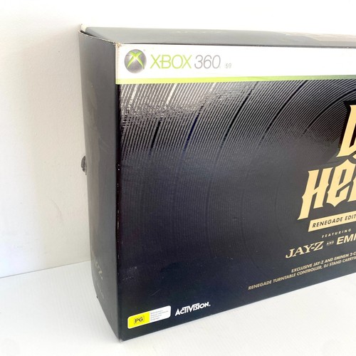 DJ Hero Renegade Edition feat. Jay-Z & Eminem w/ Turntable Bundle For Xbox 360 - Picture 2 of 11