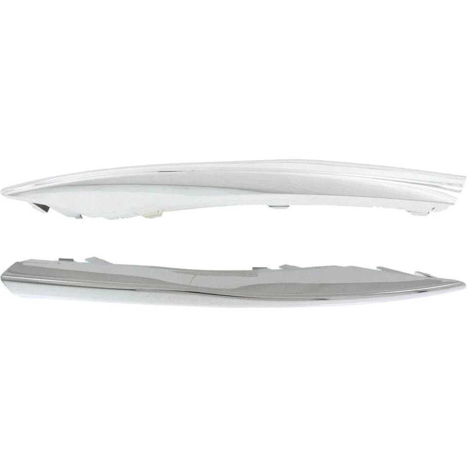 For 2014-2017 Mercedes Benz S550 S600 Grille Trim Left & Right Chrome Set of 2 — 第 2/4 张图片
