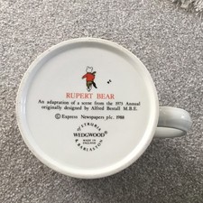Rupert Bear Wedgwood Of Etruria & Barlaston 1988 