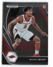 2021 Panini Prizm Draft Picks #11 Moses Moody Arkansas Razorbacks