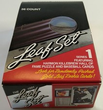 1991 Leaf Series 1 Box of 36 Sealed Baseball Packs