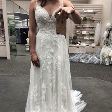 Melissa Sweet Wedding Dress with Train